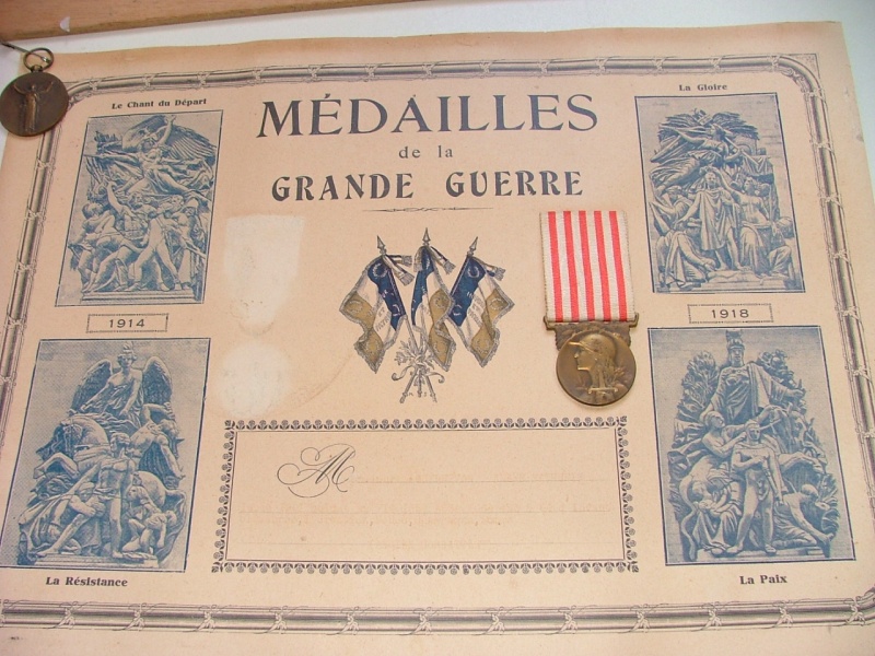 Fichier:Médailles militaires 14-18 - Mathurin André.JPG