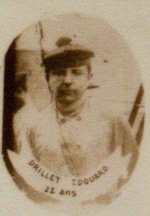 Plaque commémorative d'Edouard Drillet, église de Bréhat