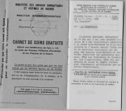 CARNET DE SOINS-BLESSURE